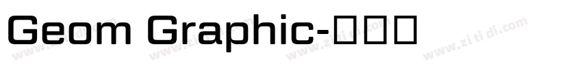 Geom Graphic字体转换